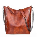 Bolso de mano de piel para mujer M1709 4