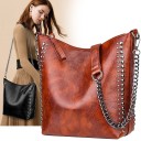 Bolso de mano de piel para mujer M1709 4