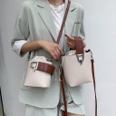 Bolso de mano de piel para mujer M1743 6