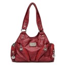 Bolso de mano de piel para mujer M1749 7
