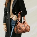 Bolso de mano de piel para mujer M1749 2