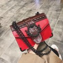 Bolso de mano de piel para mujer M921 3