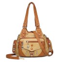Bolso de mano de piel para mujer M925 2