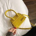 Bolso de mano de piel para mujer, pequeño 5