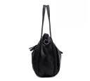 Bolso de mano moderno para mujer en color negro. 2