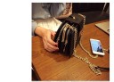 Bolso de mano para mujer 2 en 1 - Negro 6