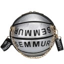 Bolso de mano para mujer con forma de bola 6