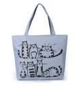 Bolso de mujer con gatos J1043 10