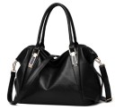 Bolso de mujer espacioso de hombro con dos asas Bolso elegante de mano con correa ajustable y desmontable 32 x 10 x 27 cm 3