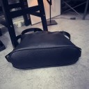 Bolso de mujer y mochila 2 en 1 de cuero sintético Gran bolso de hombro estilo hobo Correas intercambiables Bolsillo con cremallera 35 x 13 x 34 6
