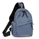 Bolso de pecho unisex de nailon para colgar del hombro, con correa ajustable y cierre de cremallera, ligero, para deportes al aire libre 2