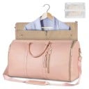 Bolso de viaje plegable para mujer 52 x 25 x 32 cm Práctico bolso de hombro de piel sintética Elegante bolso grande Equipaje 3