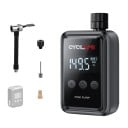 Bomba de aire para bicicleta eléctrica, inflador portátil de 150 PSI, minicompresor recargable de 75 x 51 mm, válvula Schrader Presta 1