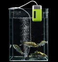 Bomba de ar portátil 6 l/min bateria 2200 mAh ABS verde bomba de oxigénio para pesca e uso ao ar livre 3