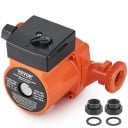 Bomba de recirculação de água quente LPS25-4S/180 caudal 50 l/min potência 72 W corpo de ferro fundido altura de elevação 4 m laranja para aquecimento central e aquecimento 1