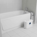 Bomba de trituração para WC 700 W Gestão de águas residuais Com válvula de retensão 41 x 18,5 x 28 cm Branca Para sanita e chuveiro Para cave 2