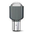 Bombilla LED BA20D para motocicletas Cuerpo de aluminio y chips CSP Color amarillo Luz de cruce y de carretera Para faros de motocicletas y scooters 1