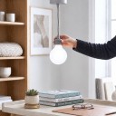 Bombilla LED Lechosa G80 E27 Forma Redonda con Luz Difusa 3 W 220 V y 110 V 11,5 x 8 cm Blanca Fría 6500 K Para Lámparas y Focos 5