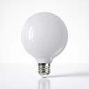 Bombilla LED Lechosa G80 E27 Forma Redonda con Luz Difusa 3 W 220 V y 110 V 11,5 x 8 cm Blanca Natural 4000 K Para Lámparas y Focos 1