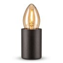 Bombilla LED regulable C7G E14 Forma de vela con filamento LED 0,5 W 220–240 V 63 x 23 mm Bombilla ámbar Blanco cálido 2200 K Para lámparas y apliques 2