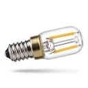 Bombilla LED regulable T20 E14 Forma tubular con filamentos LED 1 W 220–240 V 55 x 20 mm Bombilla clara Blanca cálida 2200 K Para lámparas y luminarias 2