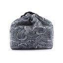 Bomullsväska för lunchbox med dragsnöre Tygförpackning för matlåda Dekorativt tryck Mått 21 x 28 cm 3