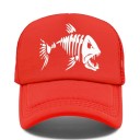 Boné trucker masculino com peixe T163 6
