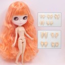 Boneca de plástico 30 cm com franja e várias tonalidades de cabelo Boneca realista com braços intercambiáveis Plástico resistente 10
