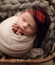 Bonnet à carreaux pour enfants 3