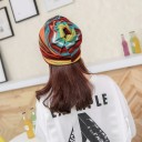 Bonnet à rayures pour femmes J498 5