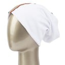 Bonnet avec bande arc-en-ciel pour hommes et femmes Bonnet uni ample en coton et polyester Pour le printemps et l'automne Tour de tête 1