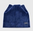 Bonnet chaud pour femmes avec oreilles de chat Surface au look velouté Étiquette décorative avec un triangle de strass scintillants Coton 4