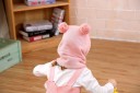 Bonnet d'enfant avec col en forme de chat J1852 4