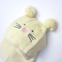 Bonnet d'enfant avec col en forme de chat J1852 6
