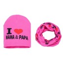 Bonnet d'enfant avec col Love 9