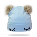 Bonnet d'enfant avec pompons A1500 7