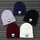 Bonnet d'hiver avec impression d'extraterrestre 1