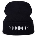 Bonnet d'hiver avec impression de lune 1