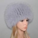 Bonnet d'hiver en fourrure pour femmes 12