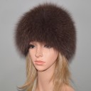Bonnet d'hiver en fourrure pour femmes 13