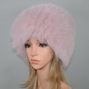 Bonnet d'hiver en fourrure pour femmes 2