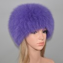 Bonnet d'hiver en fourrure pour femmes 4