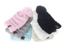 Bonnet d'hiver en laine pour enfants J2869 2