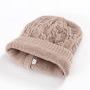 Bonnet d'hiver en tricot pour femmes J2804 10