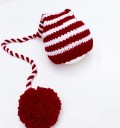 Bonnet d'hiver pour enfant avec pompon long 3
