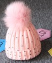 Bonnet d'hiver pour enfants avec des strass 4