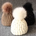 Bonnet d'hiver pour enfants avec des strass 1