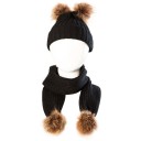 Bonnet d'hiver pour enfants avec écharpe 4
