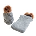 Bonnet d'hiver pour enfants avec écharpe 2