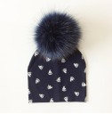 Bonnet d'hiver pour enfants avec imprimé de bateau J576 2
